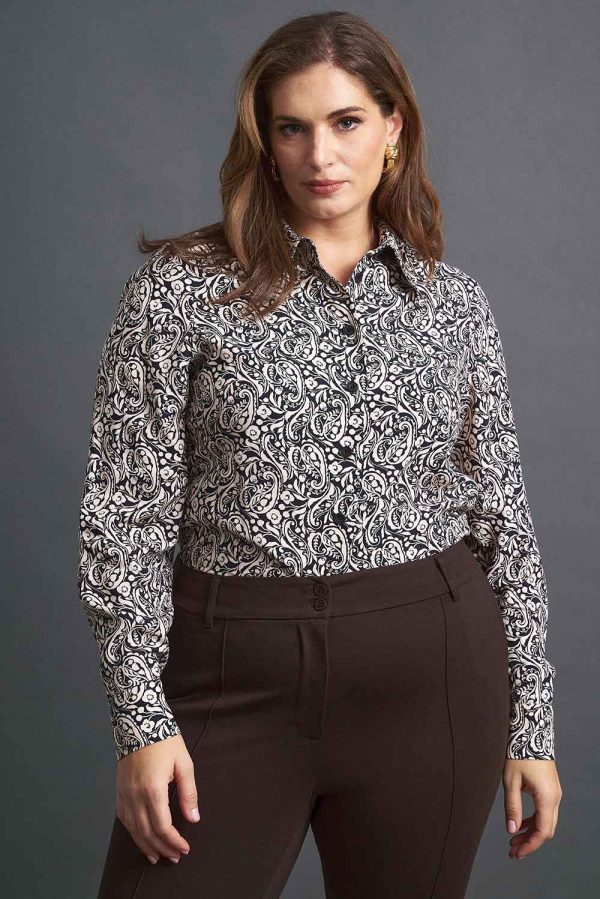 ΠΟΥΚΑΜΙΣΟ PLUS SIZE ΕΜΠΡΙΜΕ